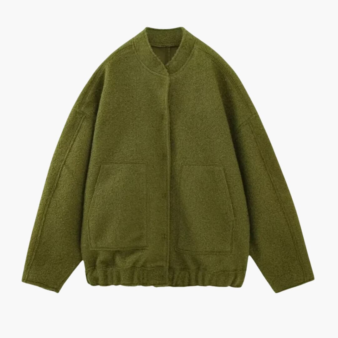 Elarova | Unisex Oversized Jacke mit offener Front
