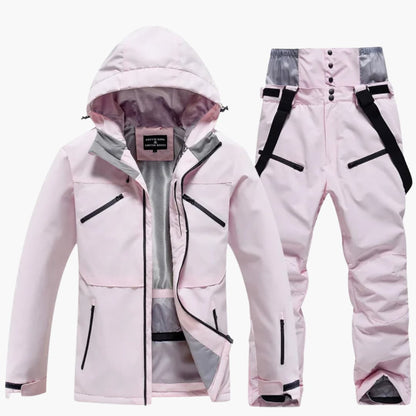 Elarova | Unisex Skianzug mit Kapuzenjacke und passender Hose