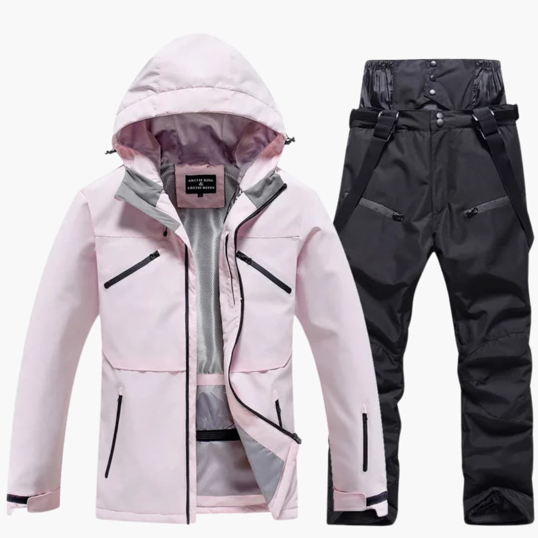 Elarova | Unisex Skianzug mit Kapuzenjacke und passender Hose