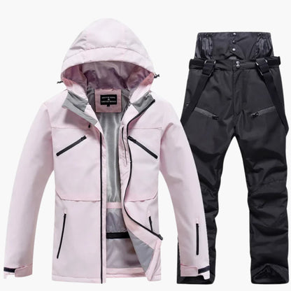 Elarova | Unisex Skianzug mit Kapuzenjacke und passender Hose