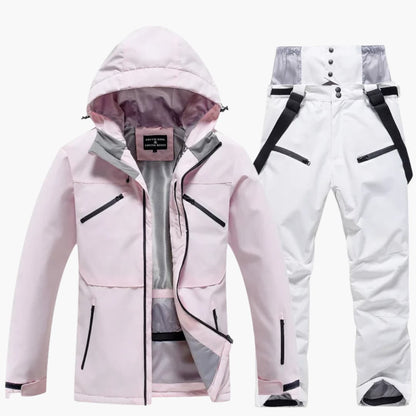 Elarova | Unisex Skianzug mit Kapuzenjacke und passender Hose