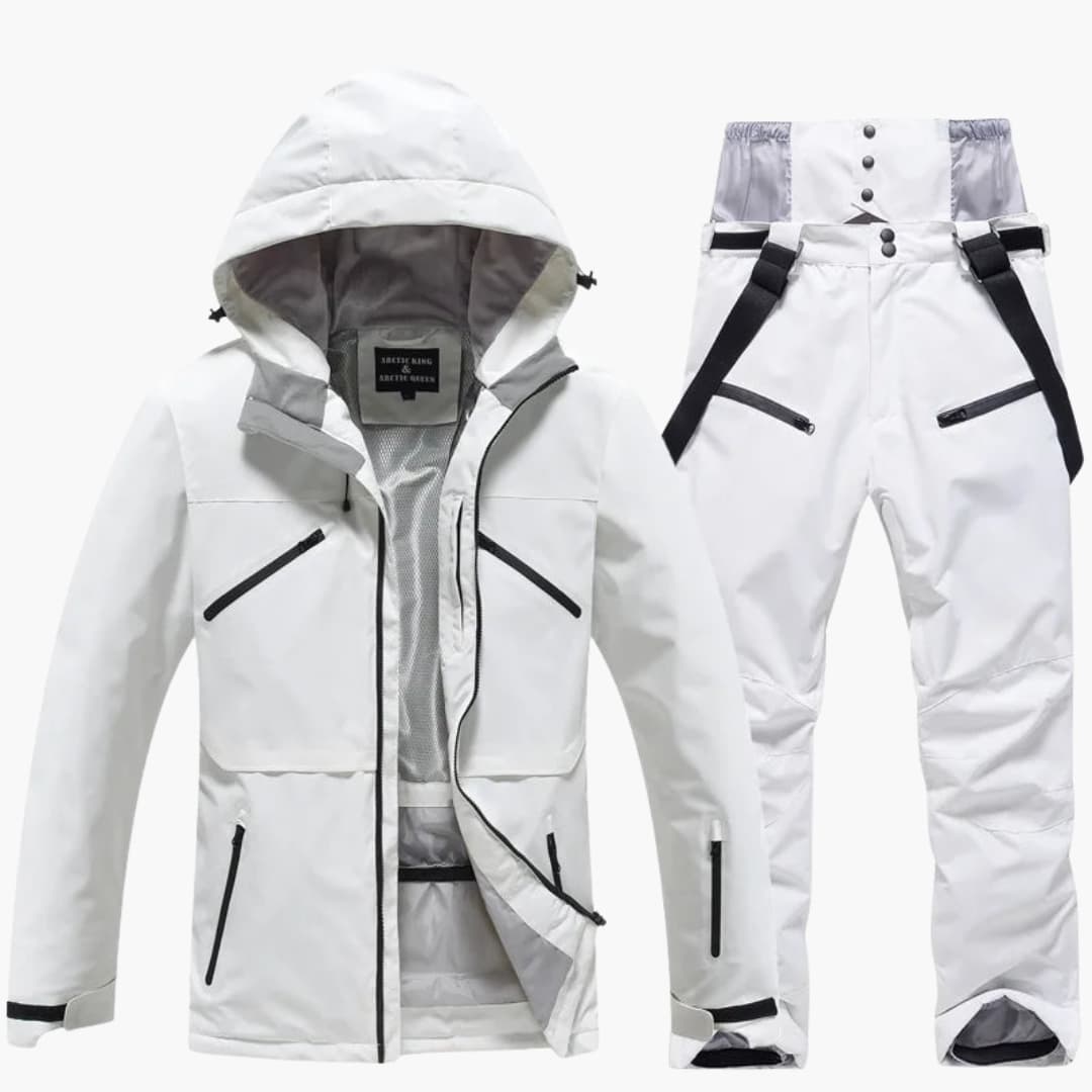 Elarova | Unisex Skianzug mit Kapuzenjacke und passender Hose
