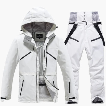Elarova | Unisex Skianzug mit Kapuzenjacke und passender Hose