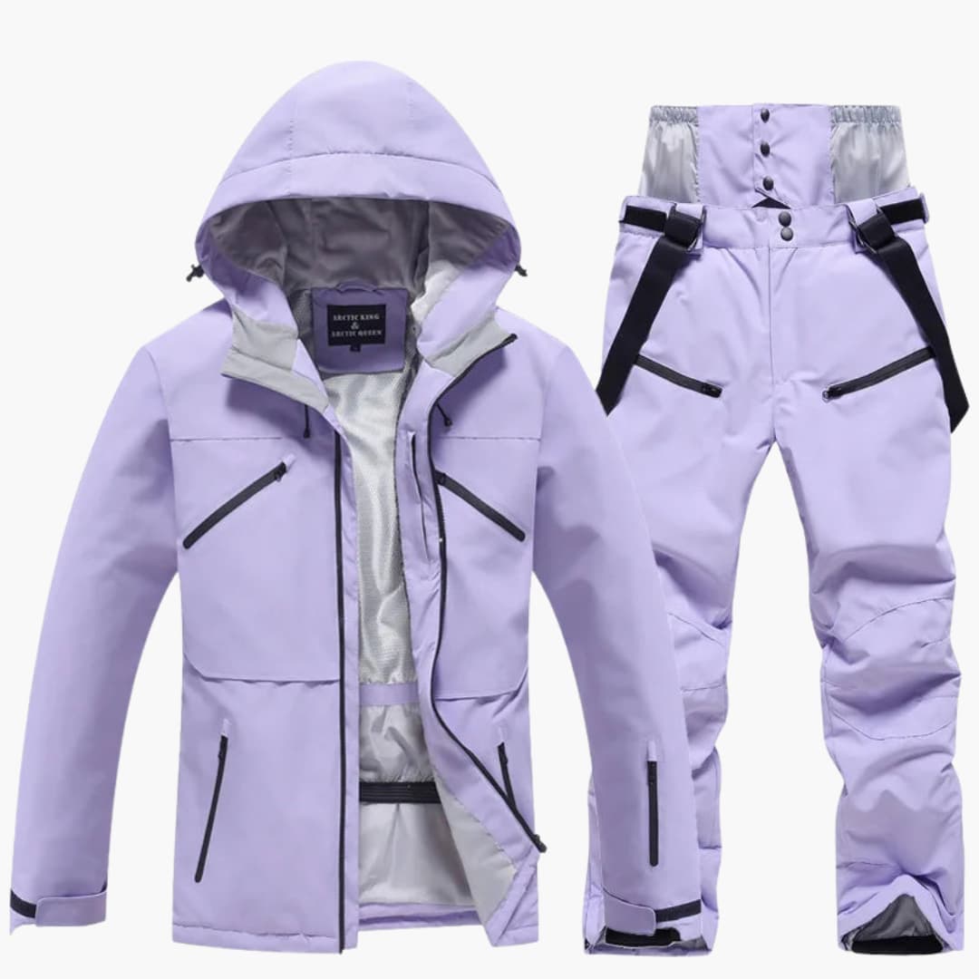Elarova | Unisex Skianzug mit Kapuzenjacke und passender Hose