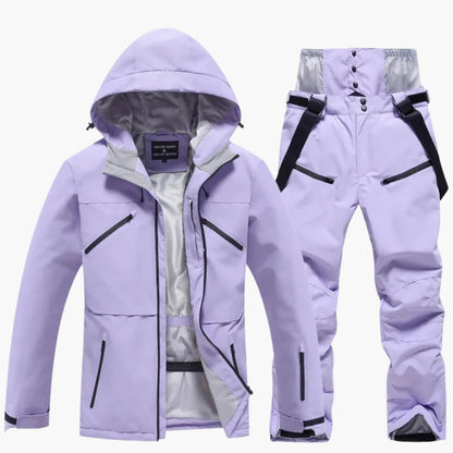 Elarova | Unisex Skianzug mit Kapuzenjacke und passender Hose