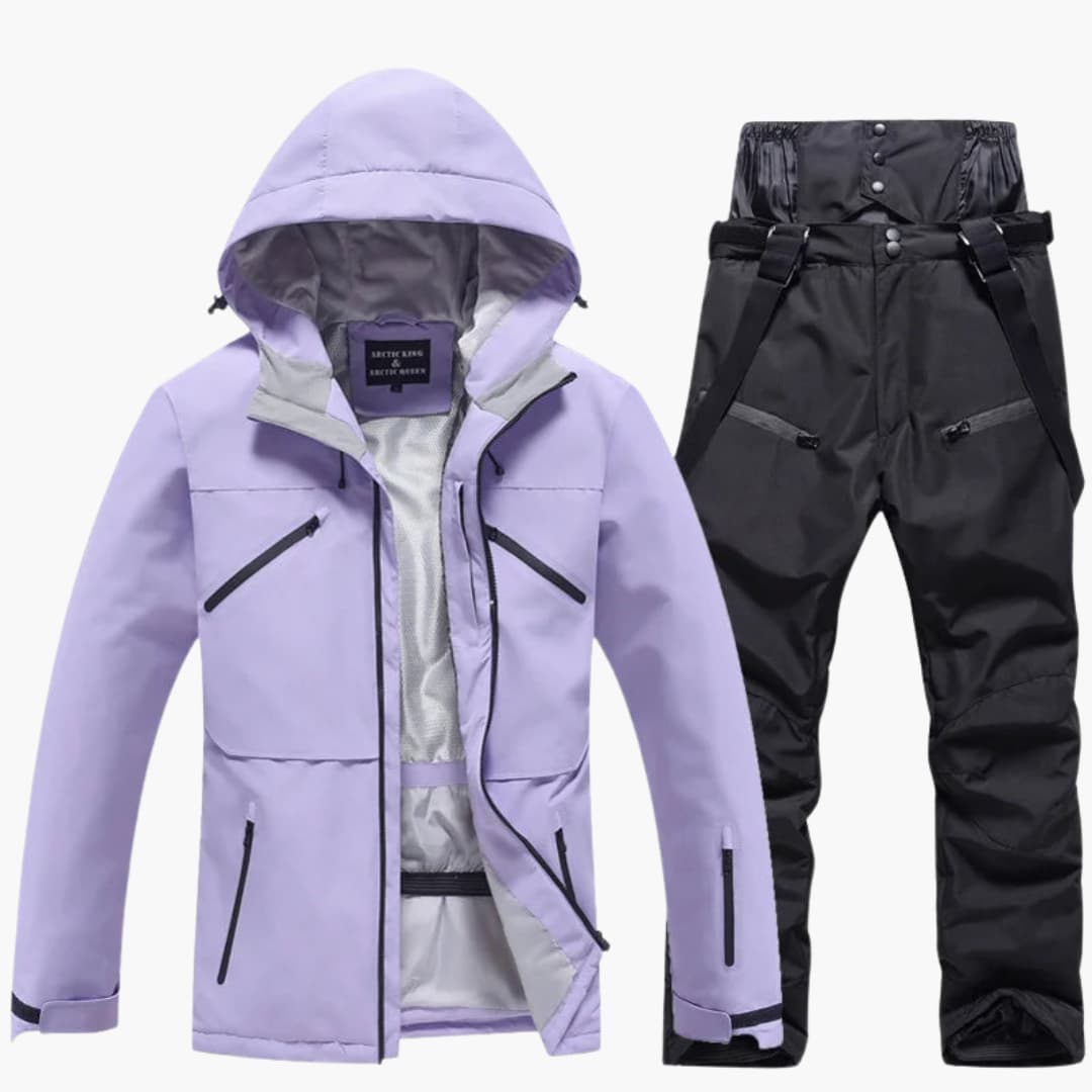 Elarova | Unisex Skianzug mit Kapuzenjacke und passender Hose
