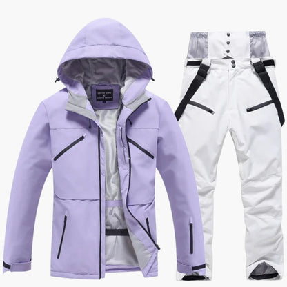 Elarova | Unisex Skianzug mit Kapuzenjacke und passender Hose