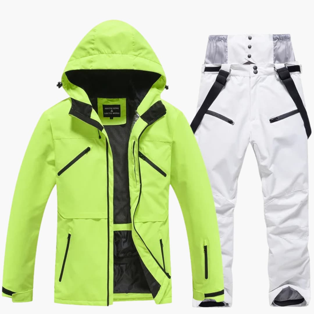 Elarova | Unisex Skianzug mit Kapuzenjacke und passender Hose