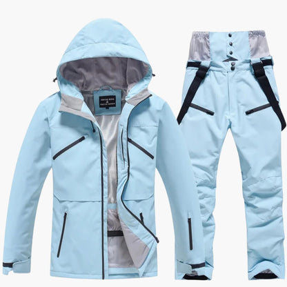 Elarova | Unisex Skianzug mit Kapuzenjacke und passender Hose