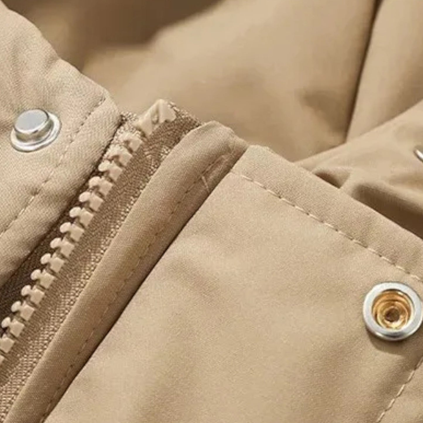 Elarova | Unisex-Steppjacke aus Baumwolle mit Kapuze