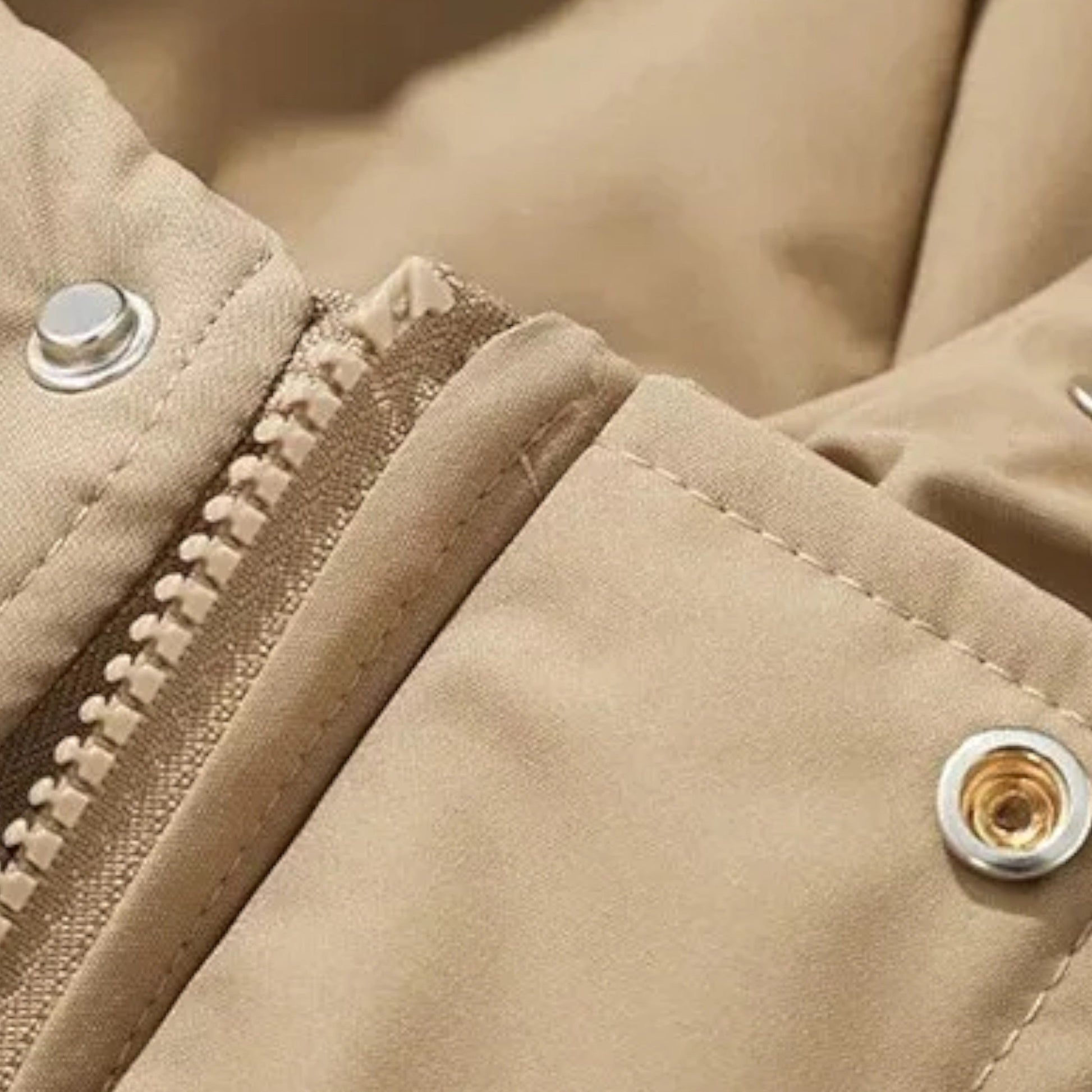 Elarova | Unisex-Steppjacke aus Baumwolle mit Kapuze