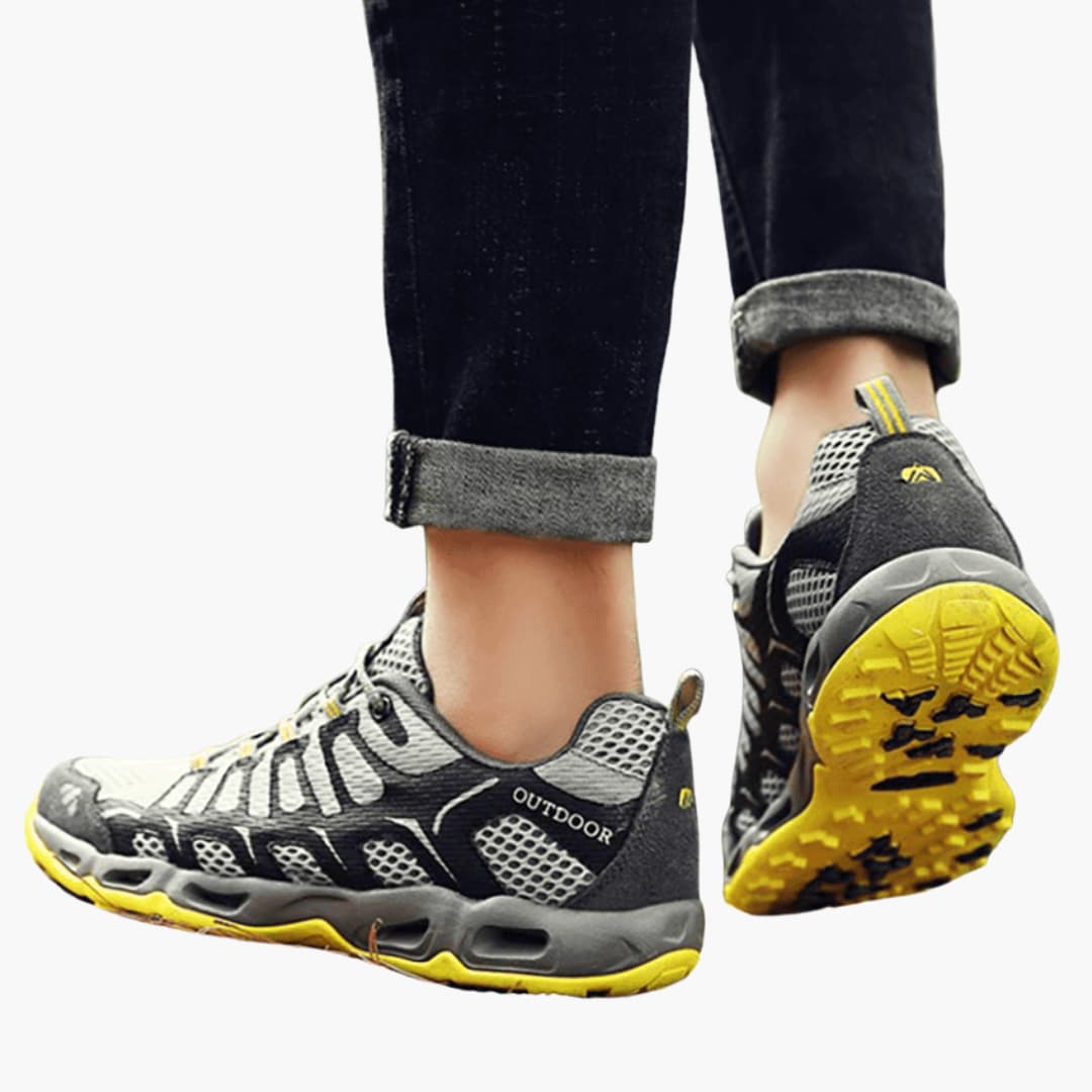 Elarova | Unisex Wanderschuhe mit Mesh Obermaterial und strukturierter Sohle