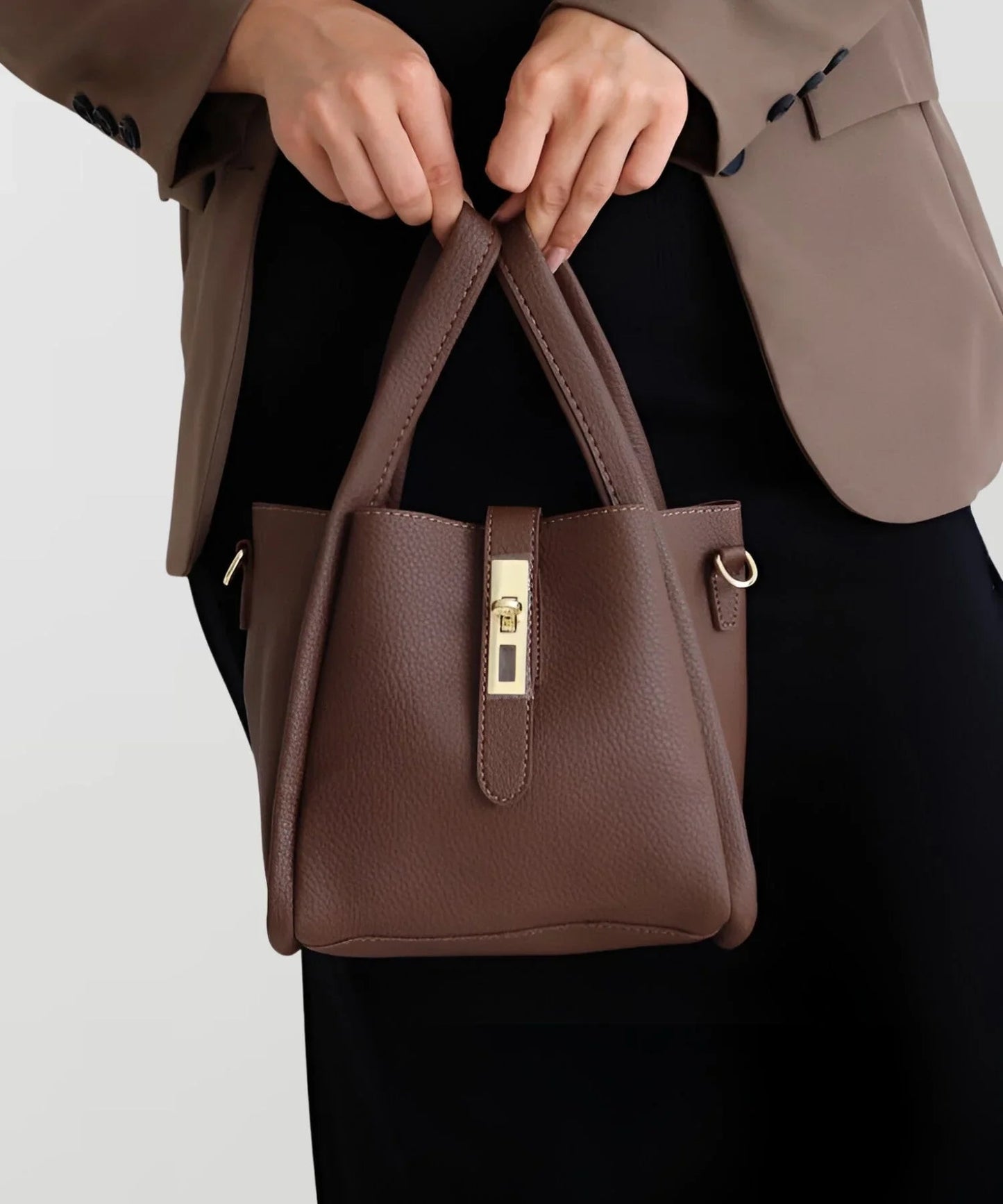 Elarova | Vegane Handtasche Damen Mit Verstellbarem Riemen, Nachhaltig