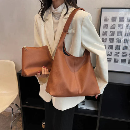 Elarova | Vegane Leder Hobo Tasche für Damen Stilvolle und nachhaltige Handtasche