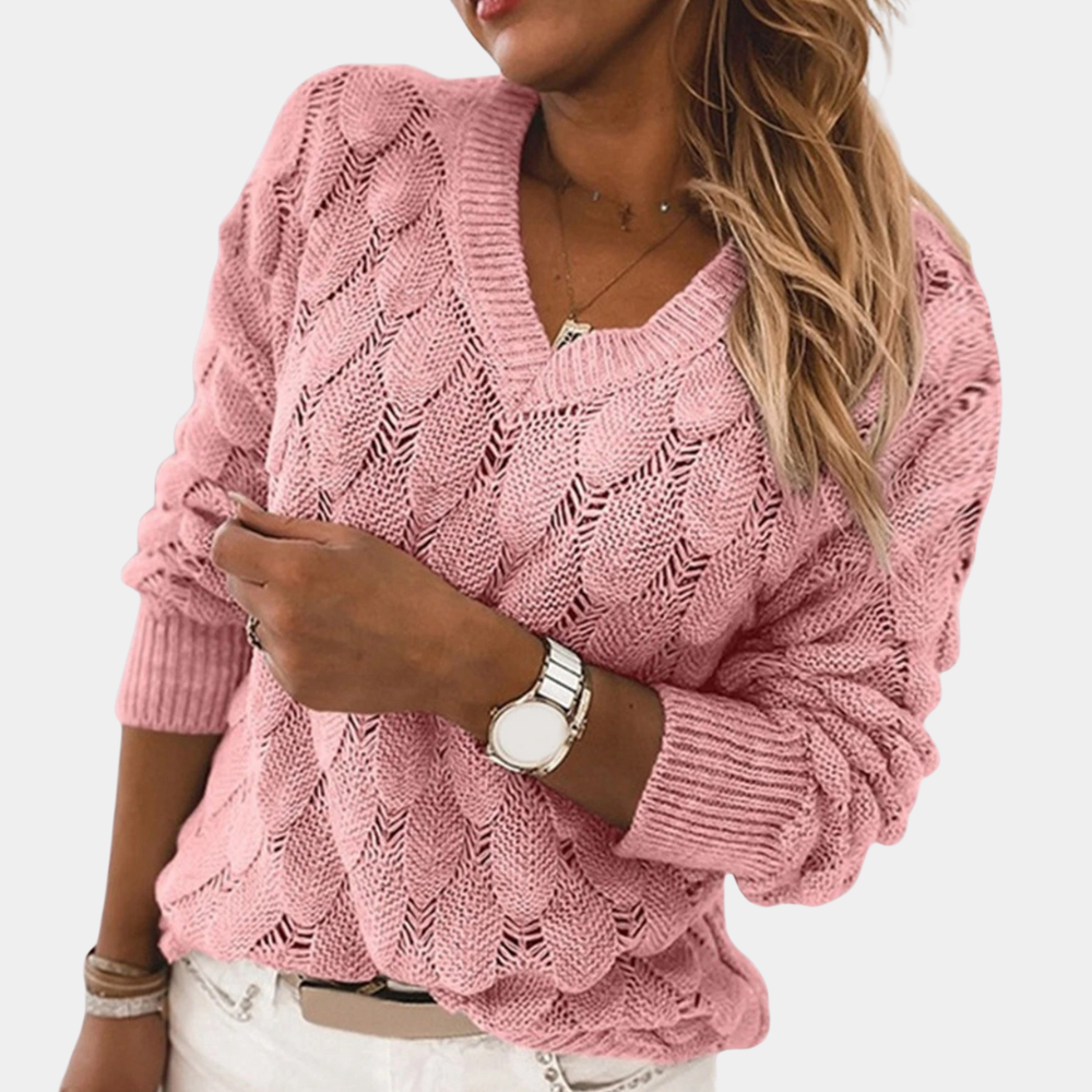 Elarova | Vielseitiger Strickpullover für Frauen