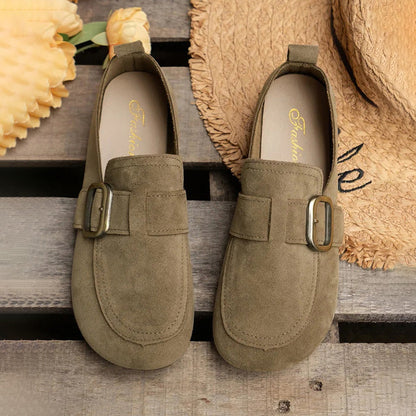Elarova | Vintage Bequeme Slip-On-Schuhe