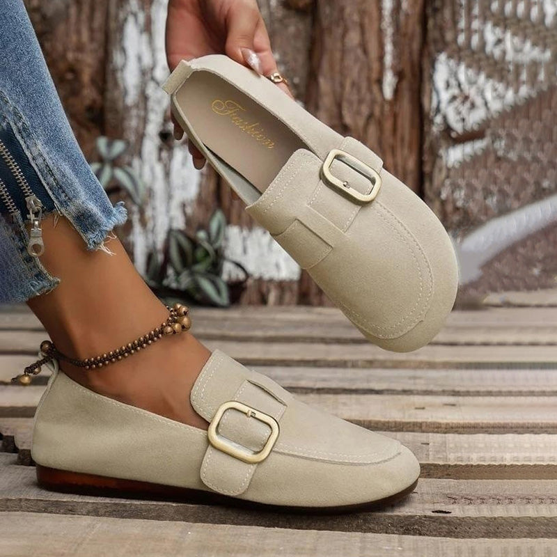 Elarova | Vintage Bequeme Slip-On-Schuhe