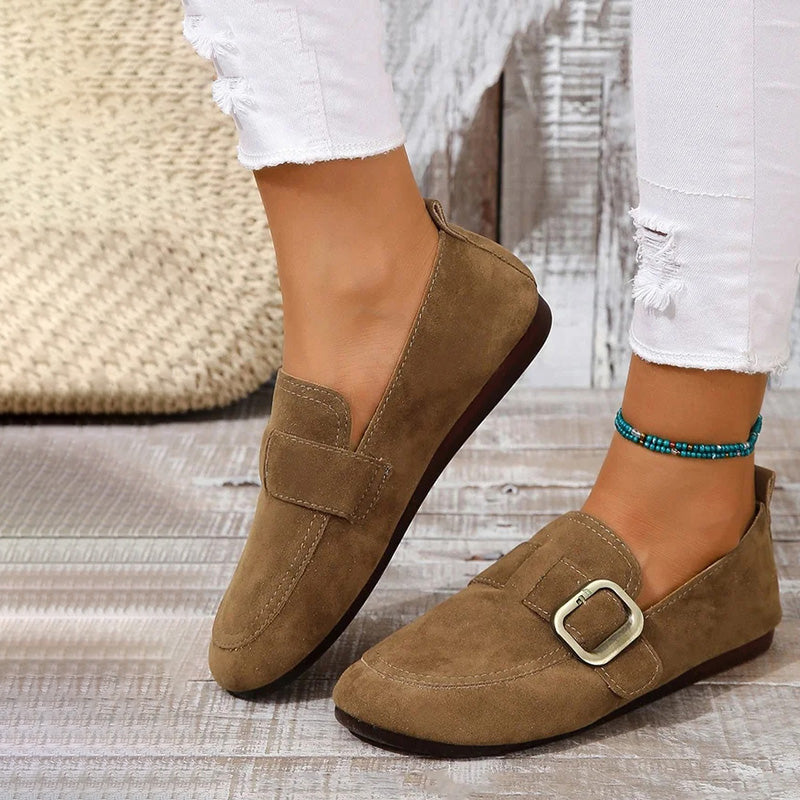 Elarova | Vintage Bequeme Slip-On-Schuhe