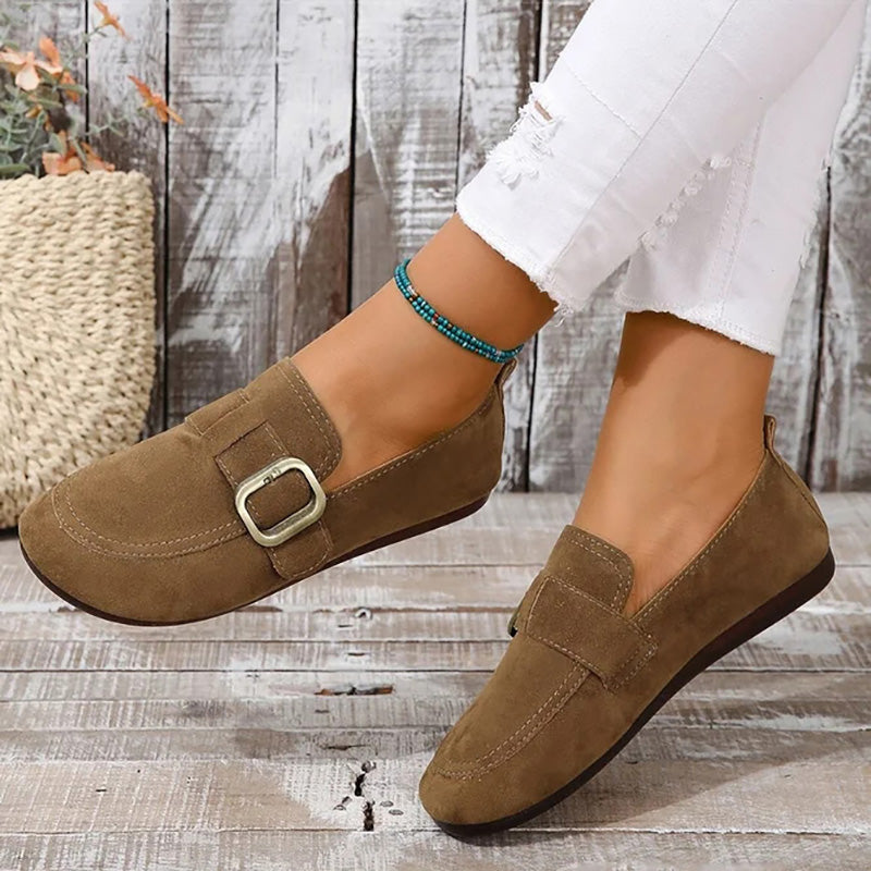 Elarova | Vintage Bequeme Slip-On-Schuhe