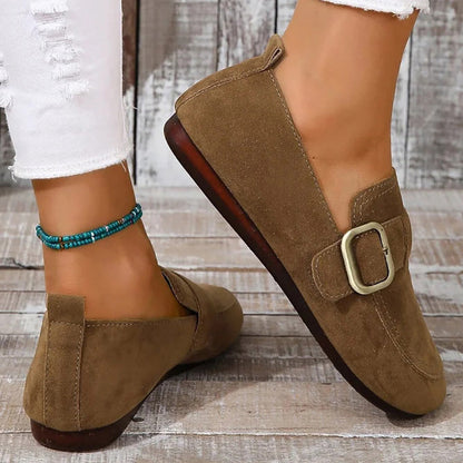 Elarova | Vintage Bequeme Slip-On-Schuhe