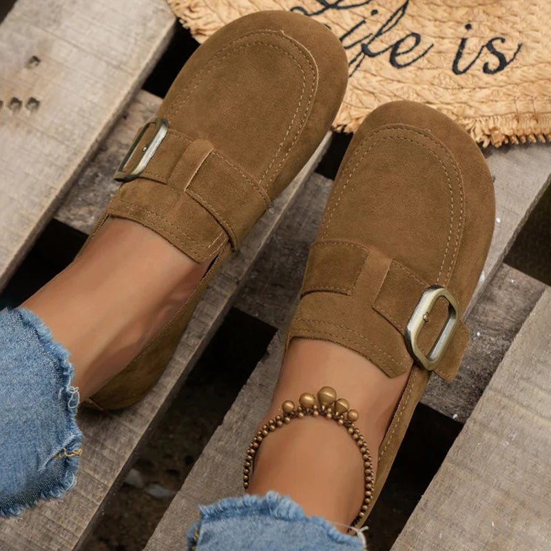 Elarova | Vintage Bequeme Slip-On-Schuhe