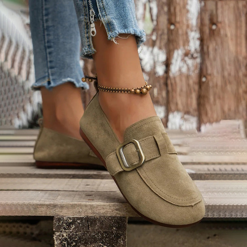 Elarova | Vintage Bequeme Slip-On-Schuhe