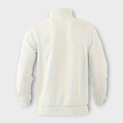 Elarova | Vintage Halb-Zip Pullover für Herren
