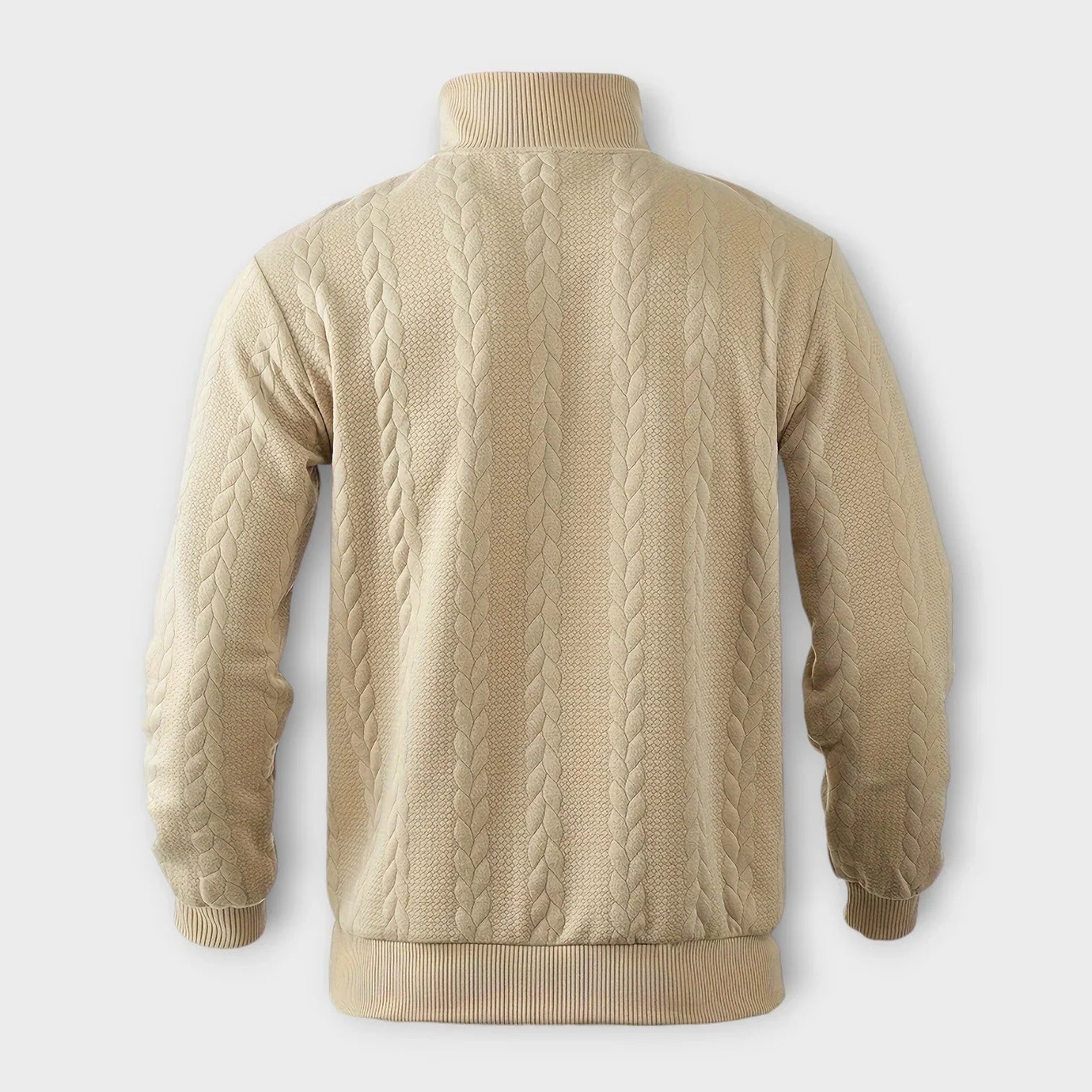 Elarova | Vintage Halb-Zip Pullover für Herren