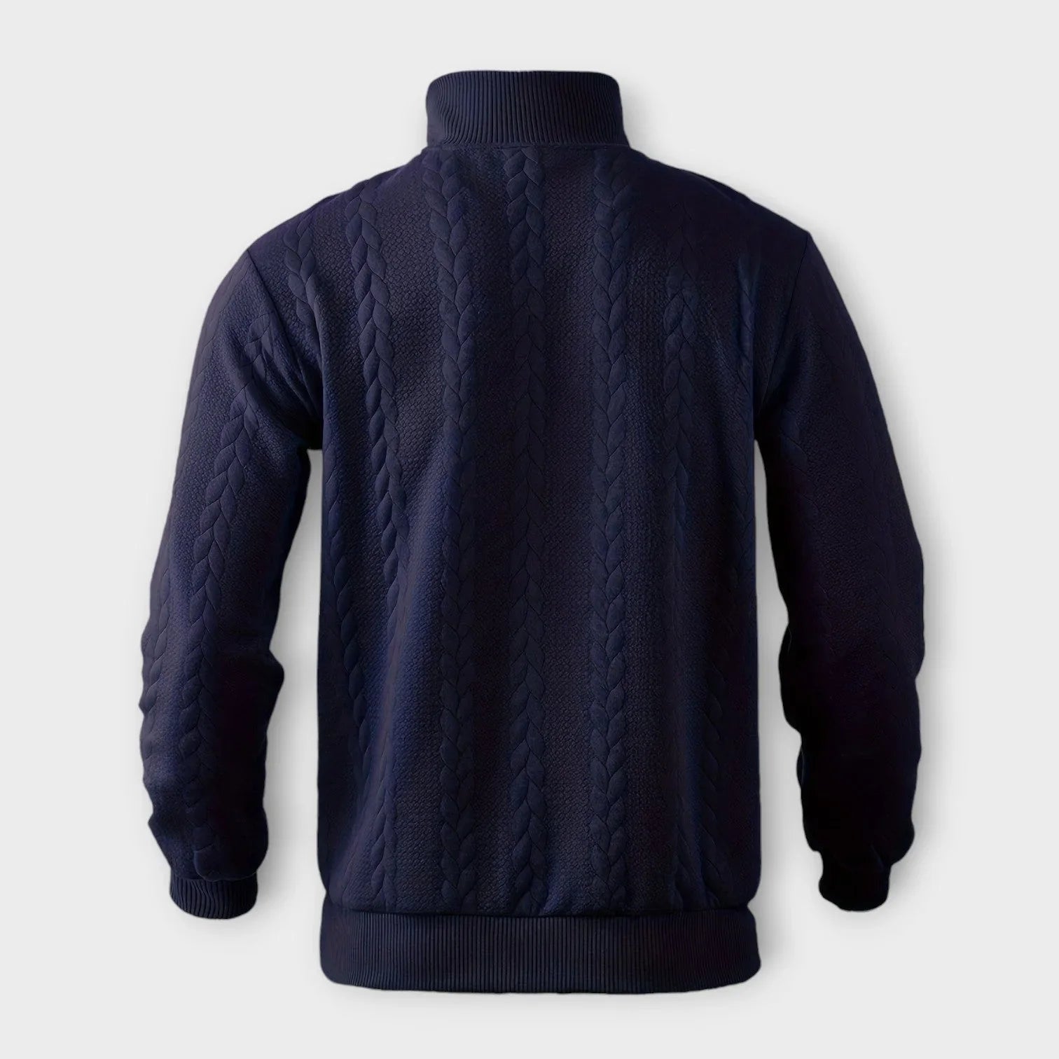 Elarova | Vintage Halb-Zip Pullover für Herren