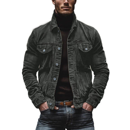 Elarova | Vintage-Jacke mit Mehreren Brusttaschen für Herren