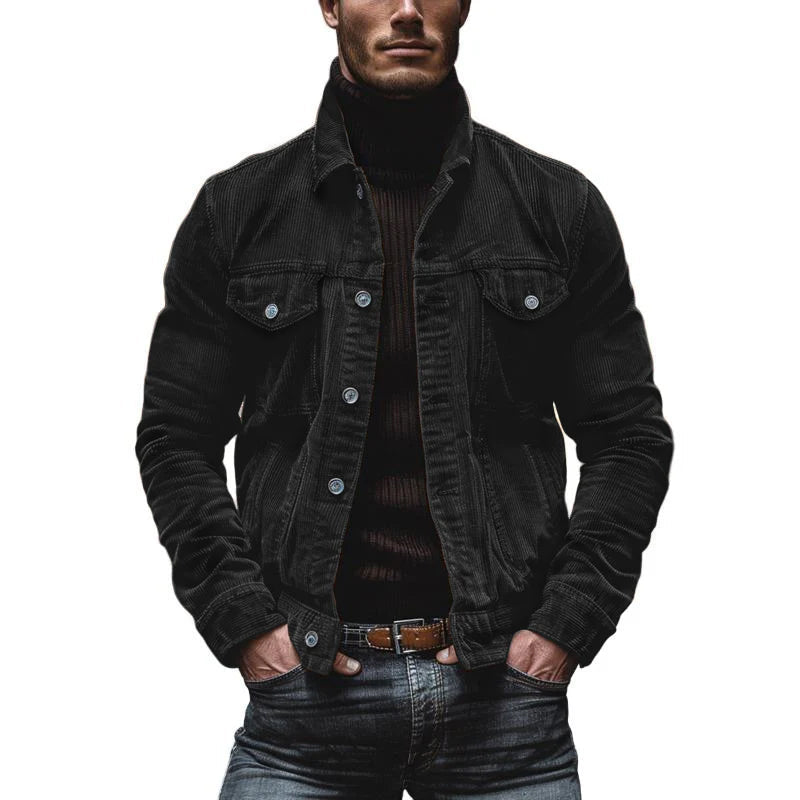 Elarova | Vintage-Jacke mit Mehreren Brusttaschen für Herren