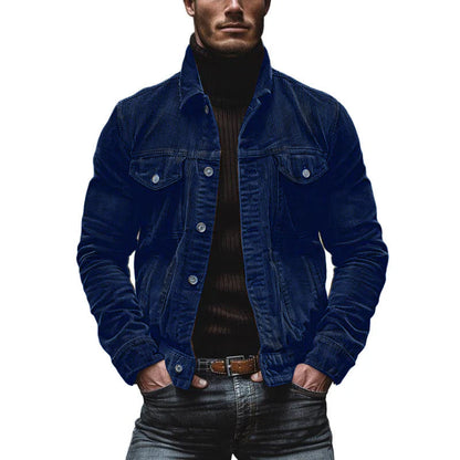 Elarova | Vintage-Jacke mit Mehreren Brusttaschen für Herren