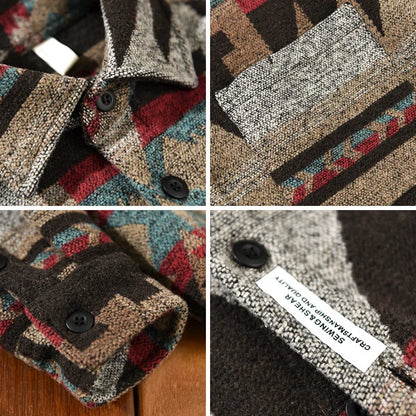 Elarova | Vintage Langärmelige Jacke für Herren
