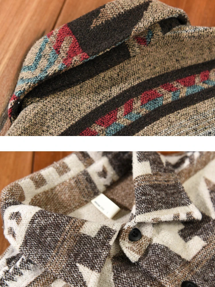 Elarova | Vintage Langärmelige Jacke für Herren