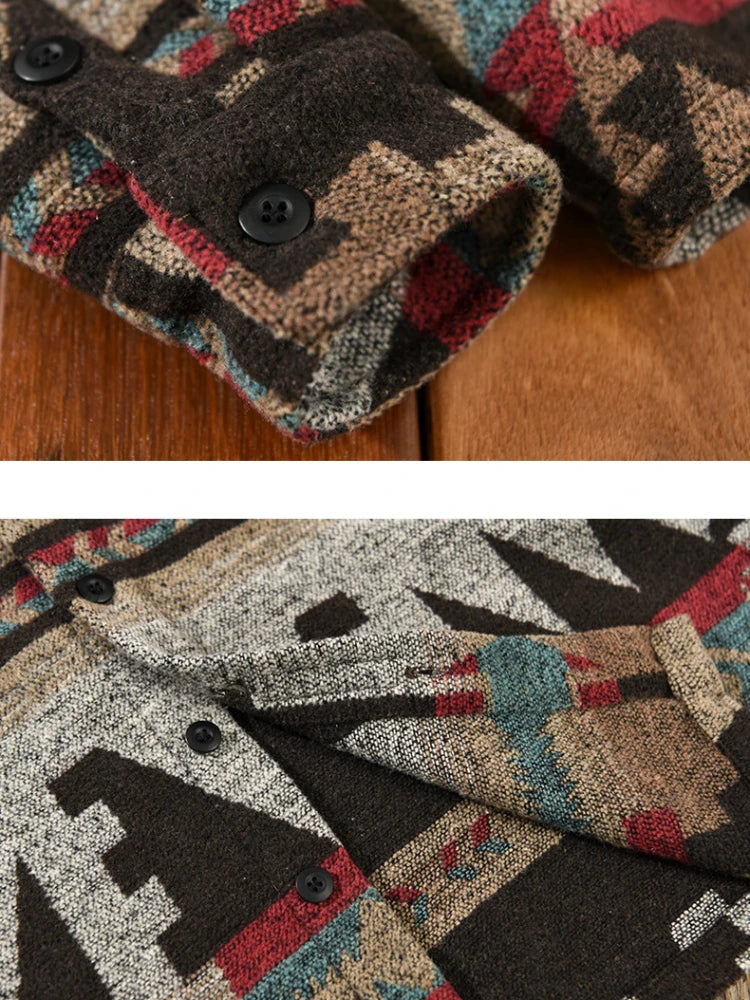 Elarova | Vintage Langärmelige Jacke für Herren
