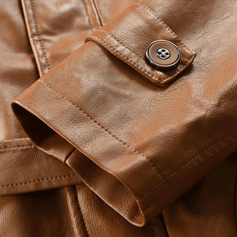 Elarova | Vintage-Mantel mit mehreren Taschen für Herren