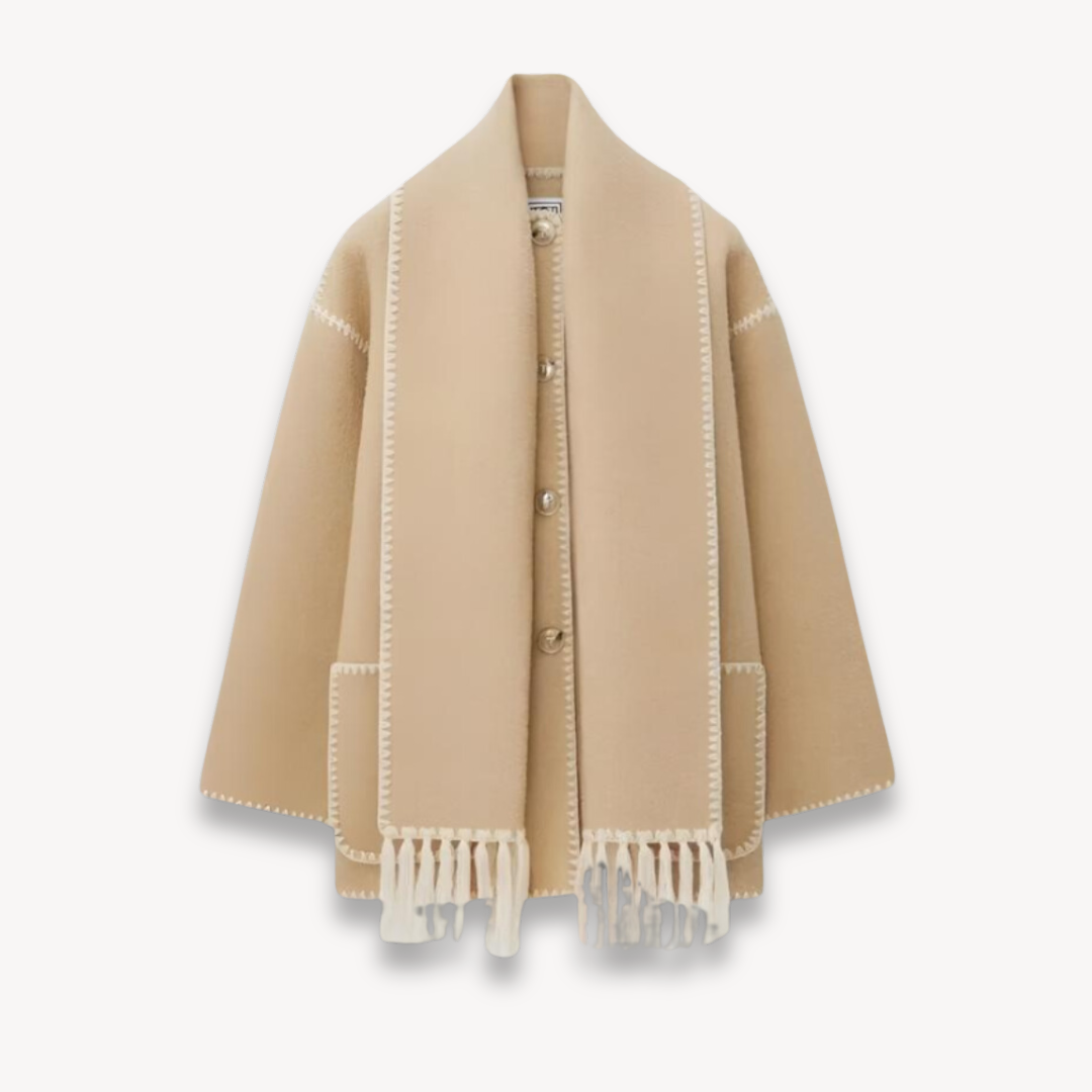 Elarova | Vintage Patchwork-Mantel für Damen