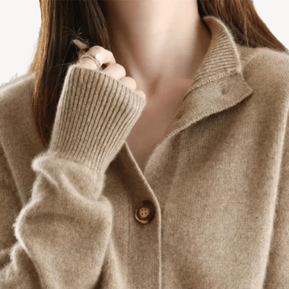 Elarova | Vintage-Strickjacke aus Kaschmir für Damen