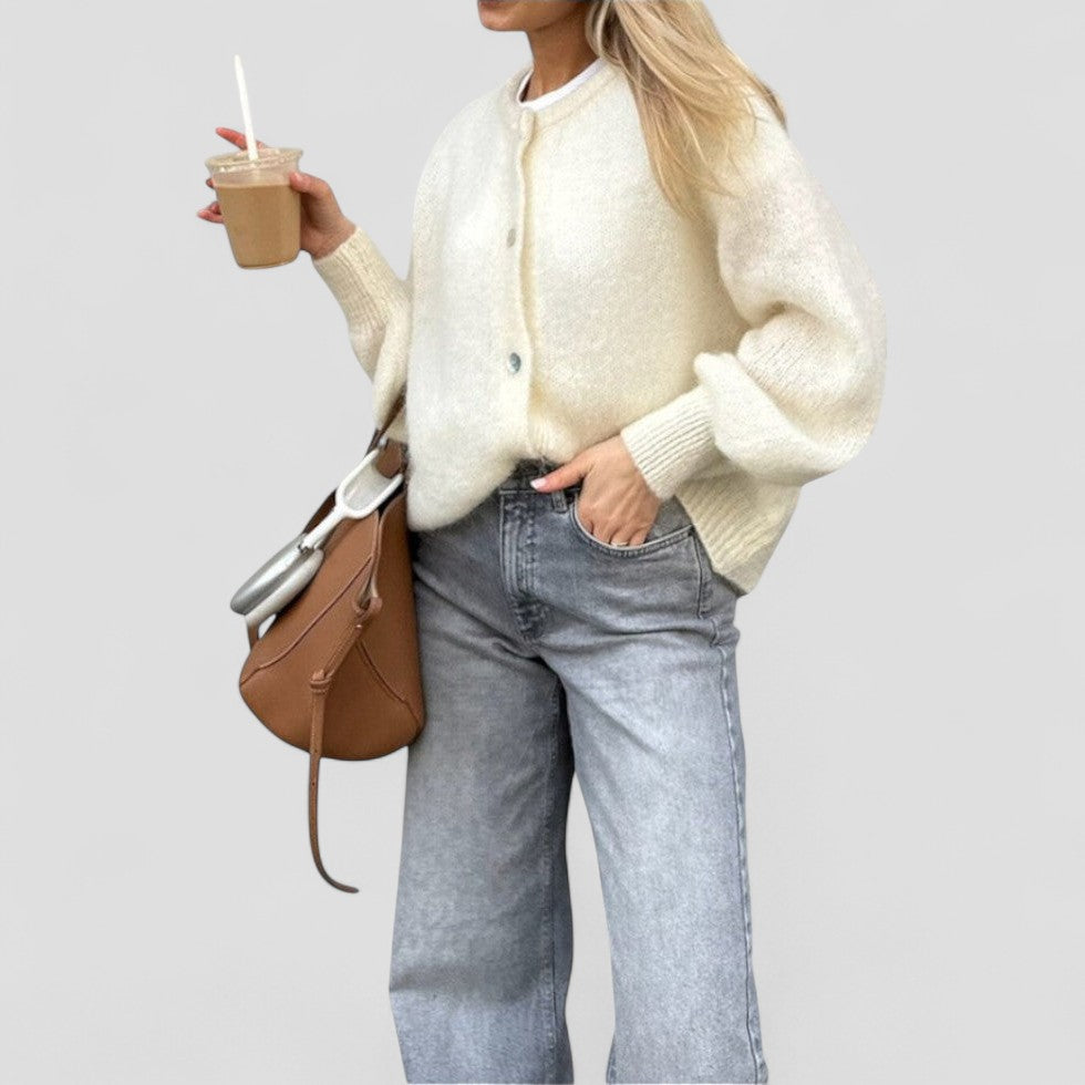 Elarova | Vintage-Strickjacke für Damen