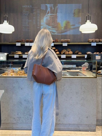 Elarova | Vintage Tote Bag damen | Geräumige Umhängetasche