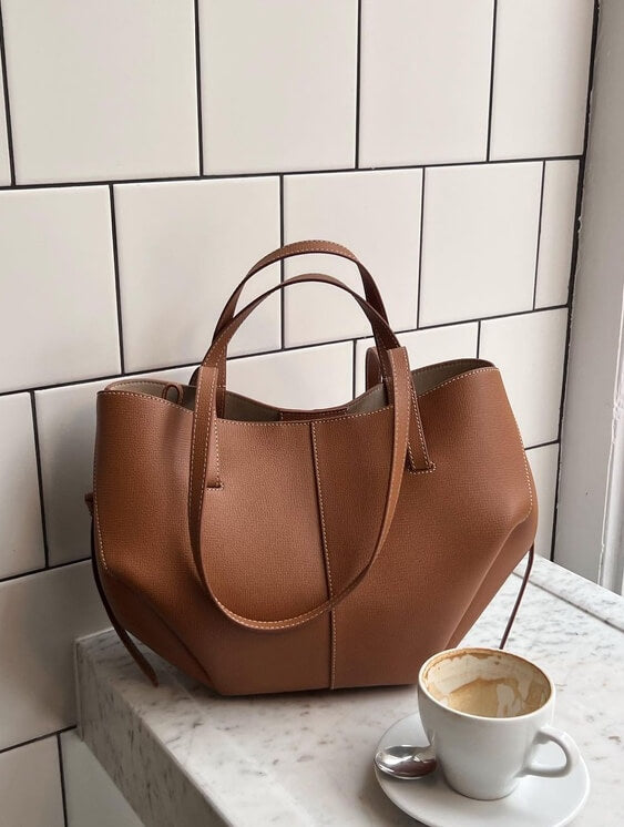 Elarova | Vintage Tote Bag damen | Geräumige Umhängetasche