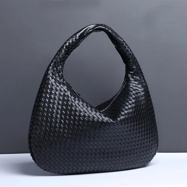Elarova | Vintage Umhängetasche damen | Geflochtene Handtasche mit Reißverschluss im Sale