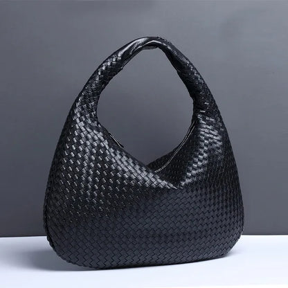 Elarova | Vintage Umhängetasche damen | Geflochtene Handtasche mit Reißverschluss im Sale