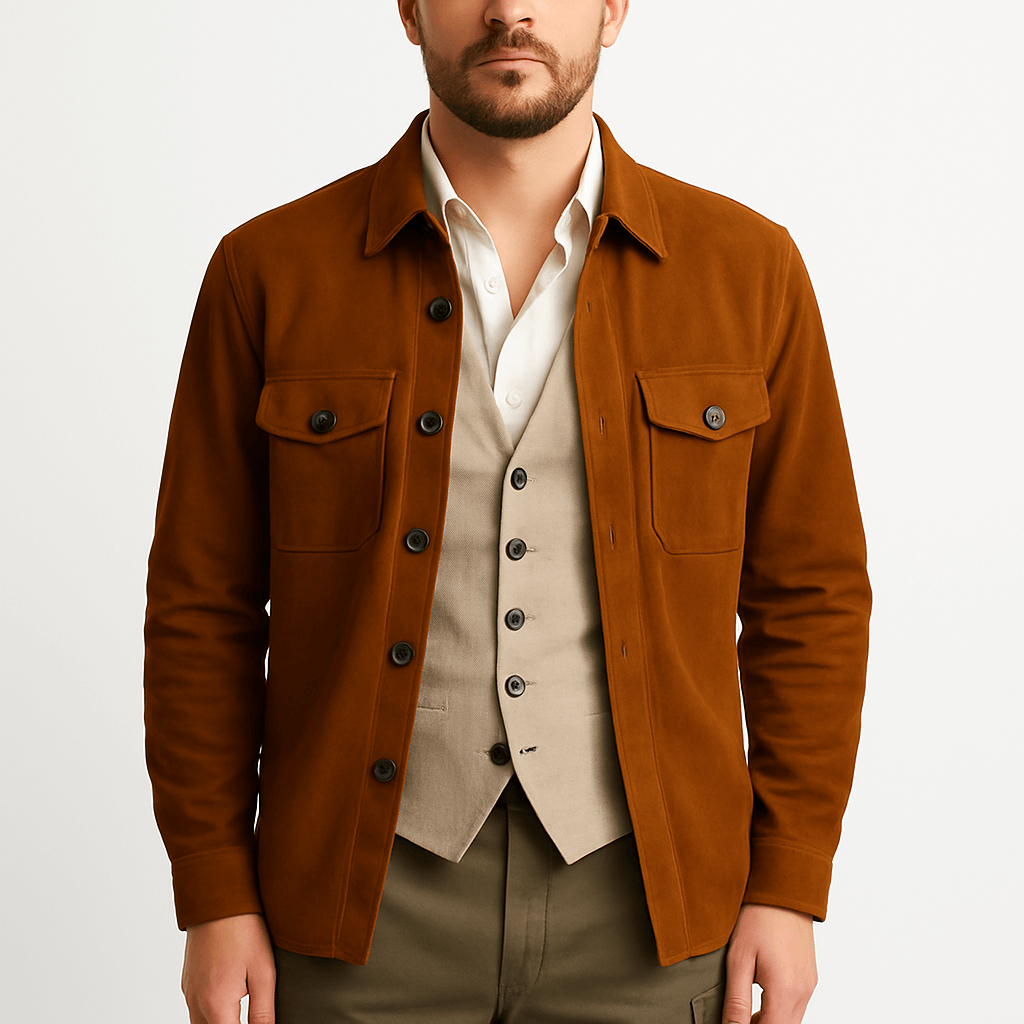 Elarova | Vintage Wildleder Blazer