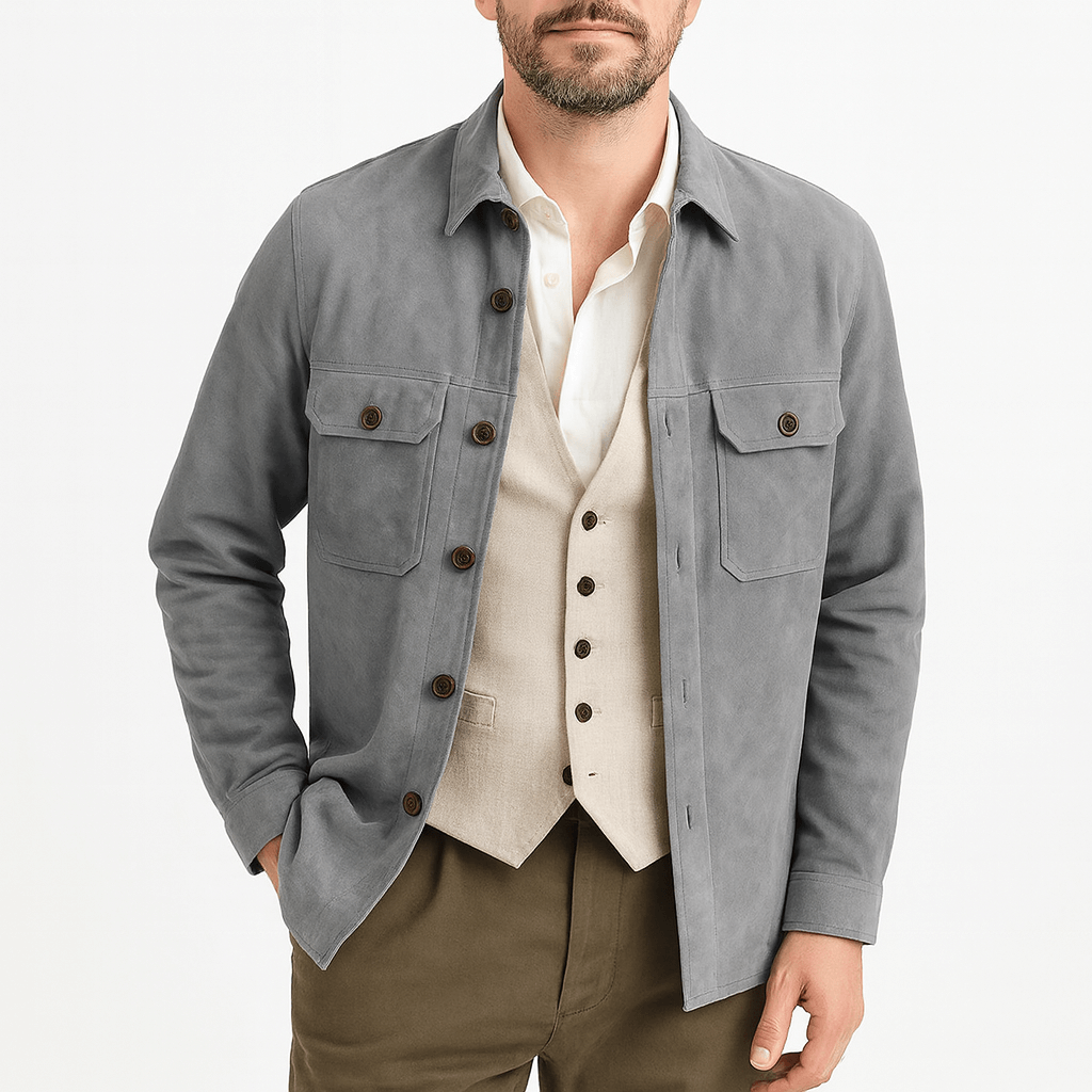 Elarova | Vintage Wildleder Blazer