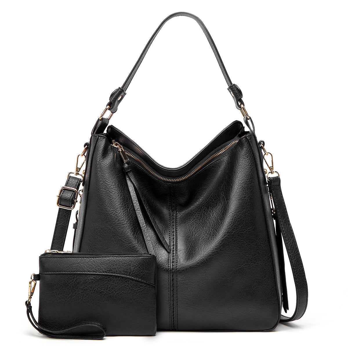 Elarova | Vintageinspirierte Leder HoboTasche