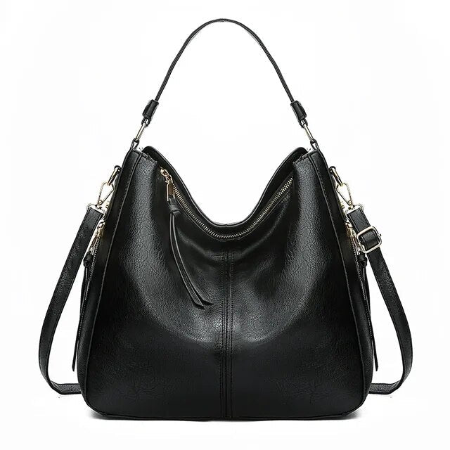Elarova | Vintageinspirierte Leder HoboTasche