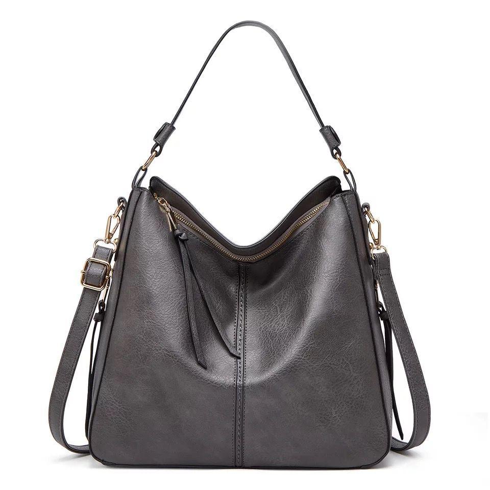 Elarova | Vintageinspirierte Leder HoboTasche