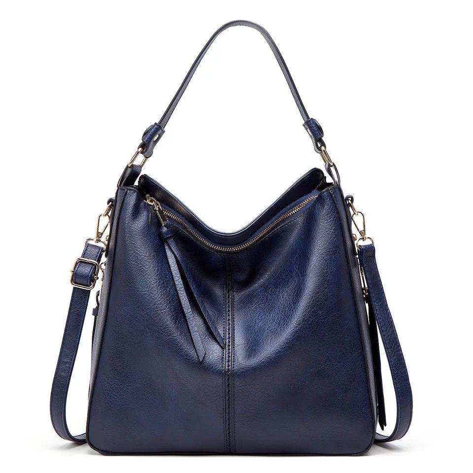 Elarova | Vintageinspirierte Leder HoboTasche