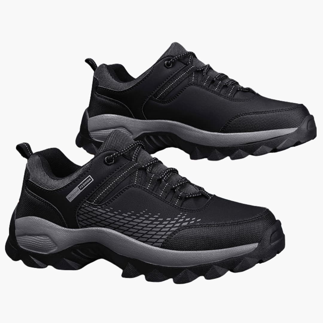 Elarova | Wanderschuhe für Herren mit Schnürverschluss und strukturierter Außensohle